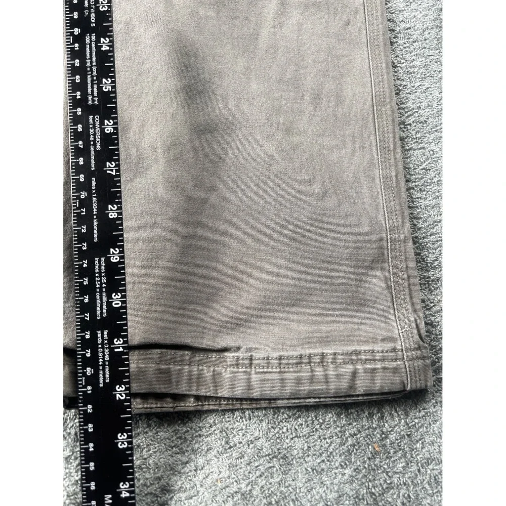 Duluth Trading Co Flex Fire‎ Hose Work Pants Tan Cargo Pockets Mens 40x32